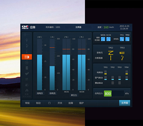 中國中車監(jiān)控顯示屏界面設(shè)計及QT、Codesys、Fltk開發(fā)