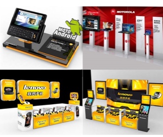  聯(lián)想手機(jī)展廳平面設(shè)計(jì) 